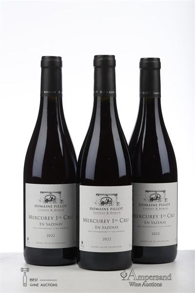MERCUREY EN SAZENAY 2022 - Domaine Pillot - 3 Bottles
