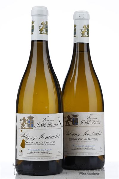 PULIGNY MONTRACHET LA TRUFFIERE 2001 - Jean Marc Boillot - 2 Bottles