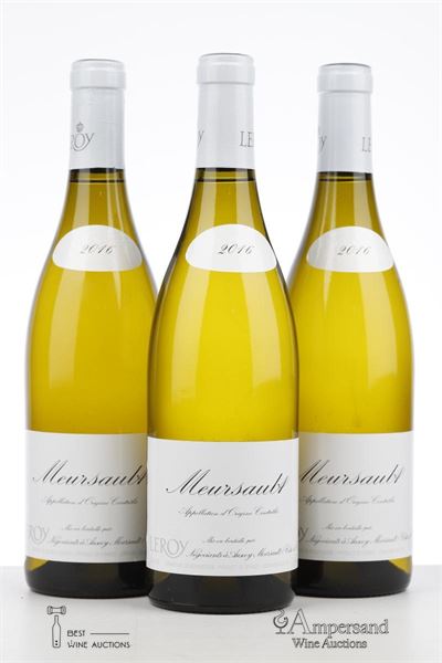 MEURSAULT 2016 - Maison Leroy - 3 Bottles