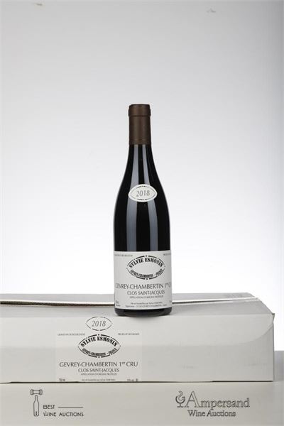 GEVREY CHAMBERTIN CLOS ST JACQUES 2018 - Sylvie Esmonin - 6 Bottles - Oc 6