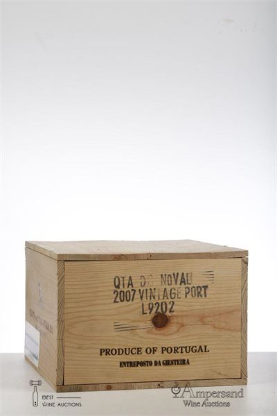 QUINTA DO NOVAL VINTAGE PORT 2007 - Quinta do Noval - 6 Bottles - Owc 6