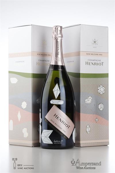 HENRIOT BRUT ROSE CREATION LE GENTIL GARCON 1990 - Henriot - 2 Magnums - Oc 1