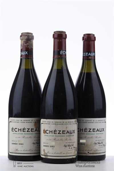 ECHEZEAUX 1993 - Domaine de la Romanee Conti - 3 Bottles