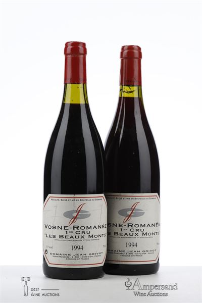 VOSNE ROMANEE LES BEAUX MONTS 1994 - Jean Grivot - 2 Bottles