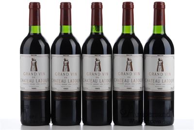 LATOUR 1990 - 9 Bottles in Owc 12