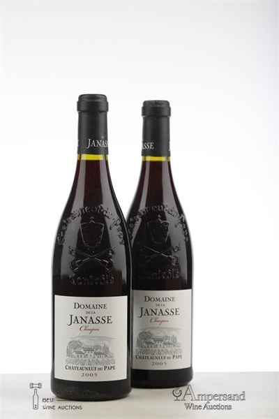 CHATEAUNEUF DU PAPE DOMAINE DE LA JANASSE CUVEE CHAUPIN 2005 - Aime Sabon - 2 Bottles
