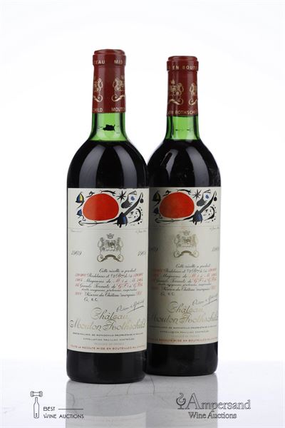 MOUTON ROTHSCHILD 1969 - Mc - 2 Bottles - Owc 3