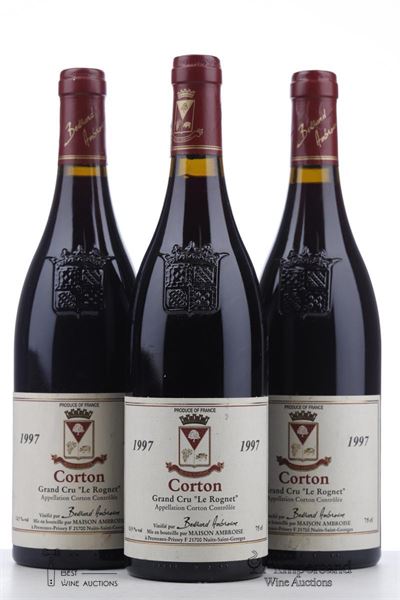CORTON LE ROGNET 1997 - Bertrand Ambroise - 3 Bottles