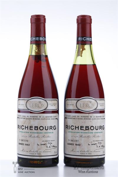 RICHEBOURG 1982 - Domaine de la Romanee Conti - 2 Bottles