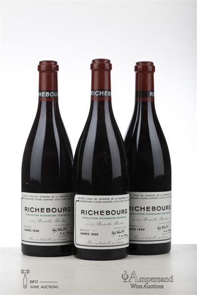 RICHEBOURG 1998 - Domaine de la Romanee Conti - 3 Bottles