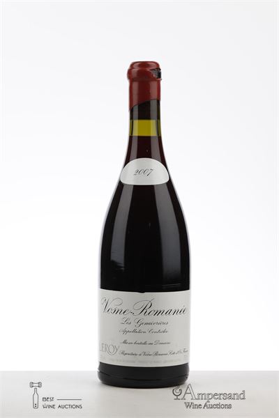 VOSNE ROMANEE LES GENAIVRIERES 2007 - Domaine Leroy - 1 Bottle