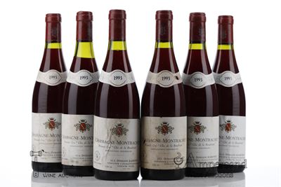 CHASSAGNE MONTRACHET CLOS DE LA BOUDRIOTTE 1993 - Ramonet - 6 Bottles