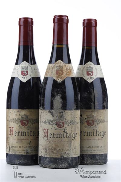HERMITAGE ROUGE 2000 - Jean Louis Chave - 3 Bottles