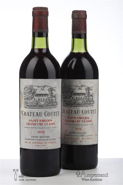 COUTET ST EMILION 1976 - Mc - 2 Bottles