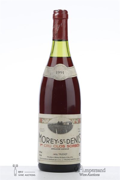 MOREY ST DENIS CLOS SORBES 1991 - Jacky Truchot - 1 Bottle