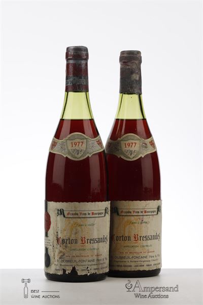 CORTON BRESSANDES 1977 - P. Dubreuil Fontaine - 2 Bottles
