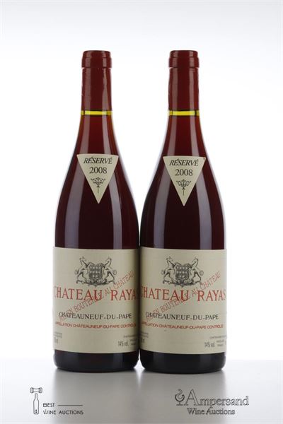 CHATEAUNEUF DU PAPE RAYAS 2008 - Reynaud - 2 Bottles
