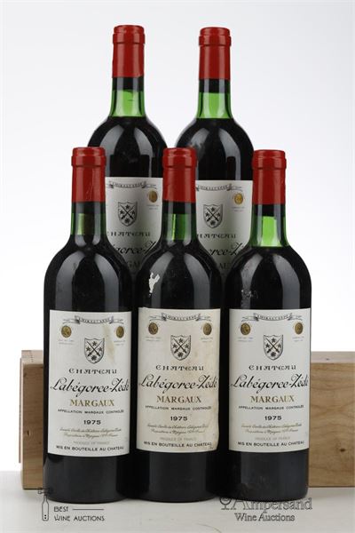 LABEGORCE ZEDE 1975 - Mc - 5 Bottles