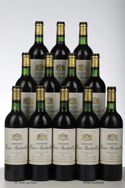 HAUT BATAILLEY 1975 - Mc - 12 Bottles - Owc 12