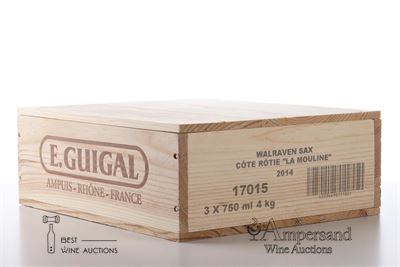 COTE ROTIE LA MOULINE 2014 - Guigal - 3 Bottles - Owc 3