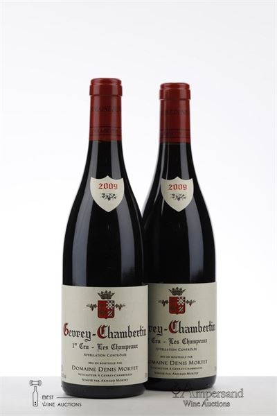 GEVREY CHAMBERTIN LES CHAMPEAUX 2009 - Denis Mortet - 2 Bottles