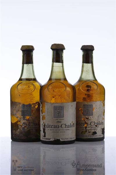 CHATEAU CHALON 1964 - Fruitiere vinicole - 3 x 0,620Ltr