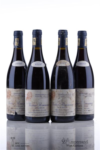 VOSNE ROMANEE AUX REAS 2006 - A.F. Gros - 4 Bottles
