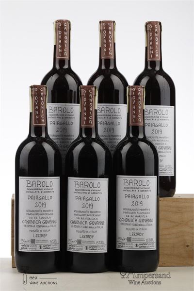 BAROLO PAIAGALLO 2019 - Giovanni Canonica - 6 Bottles