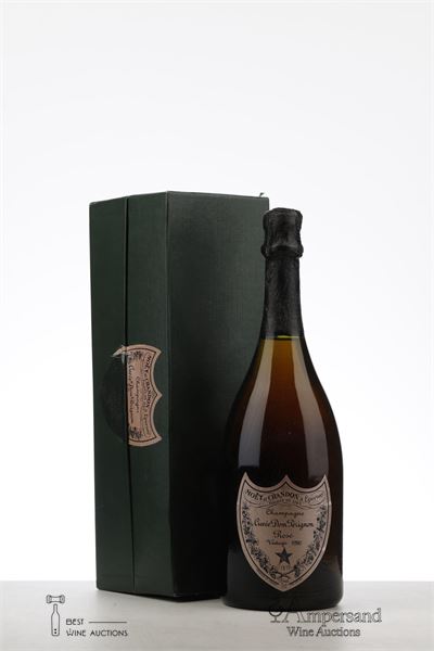DOM PERIGNON ROSE 1980 - Moet et Chandon - 1 Bottle - Slightly Damaged Giftbox
