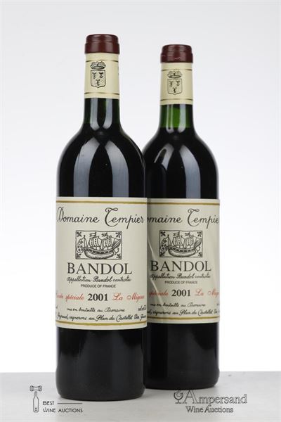 BANDOL CUVEE SPECIALE LA MIGOUA 2001 - Domaine Tempier - 2 Bottles
