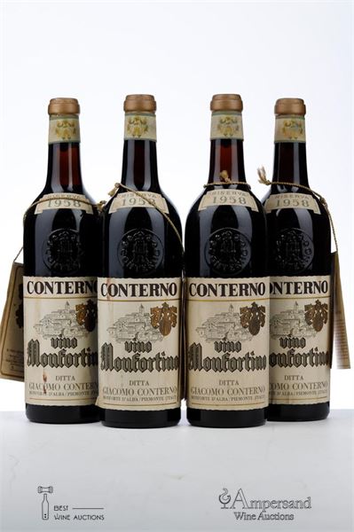 BAROLO MONFORTINO RISERVA 1958 - Giacomo Conterno - 4 Bottles