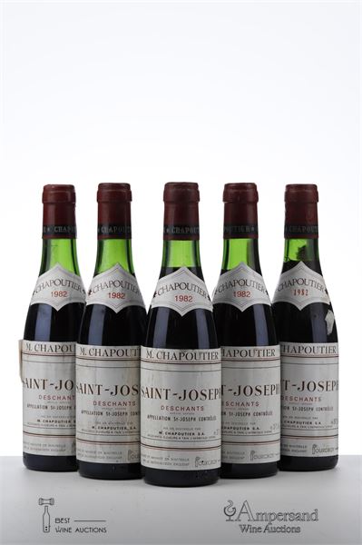 SAINT JOSEPH DECHANTS 1982 - M.Chapoutier - 5 x 0,375Ltr
