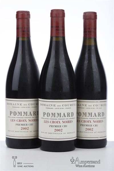 POMMARD LES CROIX NOIRES 2002 - Domaine de Courcel - 3 Bottles