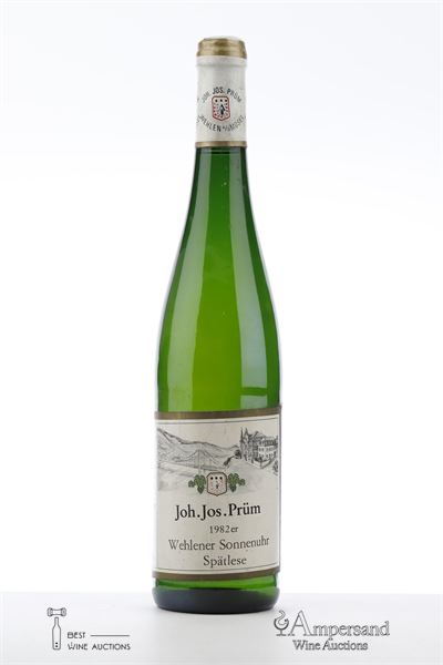 RIESLING WEHLENER SONNENUHR SPATLESE 1982 - Joh Jos Prum - 1 Bottle