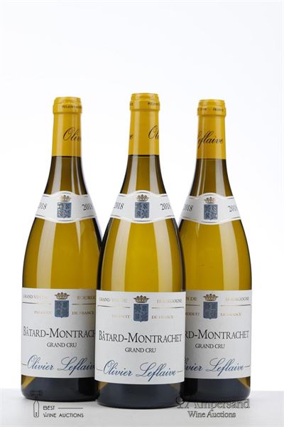 BATARD MONTRACHET 2018 - Olivier Leflaive - 3 Bottles