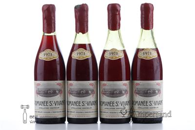 ROMANEE ST VIVANT Charles Noellat 1971 - 4 Bottles