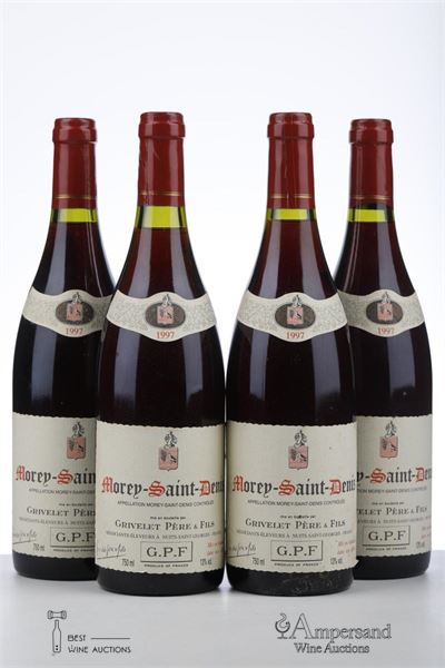 MOREY ST DENIS 1997 - Grivelet - 4 Bottles