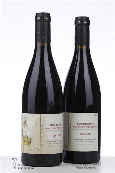 BOURGOGNE HAUTES COTES DE BEAUNE LES COTES ROUGE 2022 - Domaine De Cassiopee - 2 Bottles