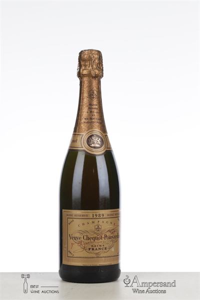 VEUVE CLICQUOT PONSARDIN ROSE RESERVE 1989 - Veuve Clicquot Ponsardin - 1 Bottle
