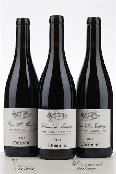 CHAMBOLLE MUSIGNY AUX ECHANGES 2022 - Duroche - 3 Bottles