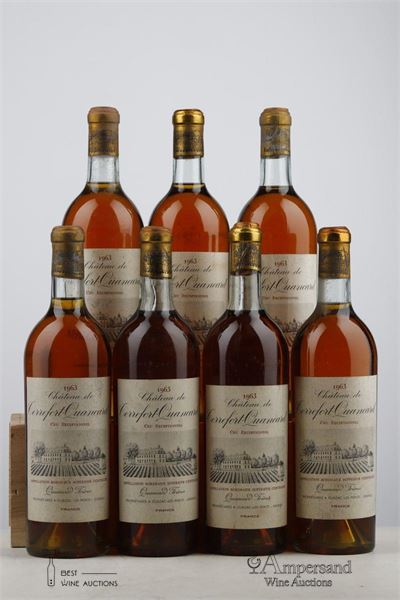 TERREFORT QUANCARD BLANC 1963 - Neg. - 7 Bottles
