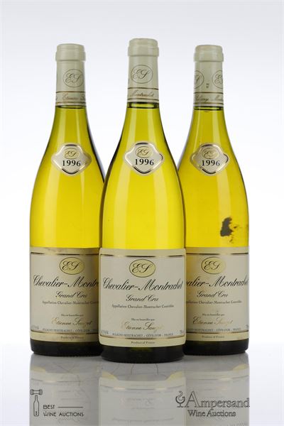 CHEVALIER MONTRACHET 1996 - Etienne Sauzet - 3 Bottles