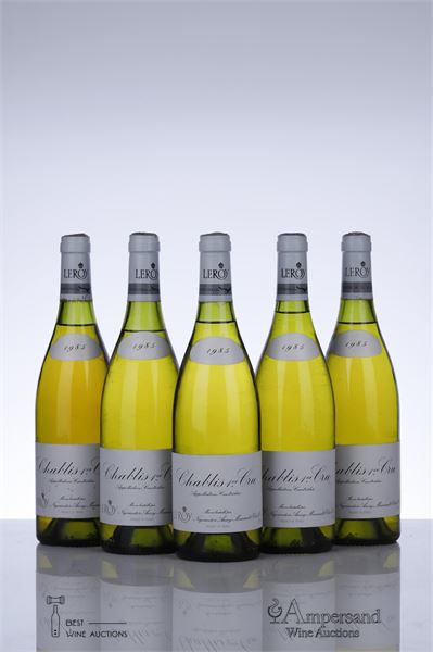 CHABLIS 1ER CRU 1985 - Leroy Negociant - 5 Bottles