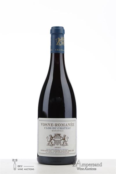 VOSNE ROMANEE CLOS DU CHATEAU 2005 - Comte Liger Belair - 1 Bottle