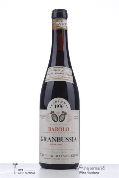 BAROLO RISERVA SPECIALE GRANBUSSIA BRICCO COLONNELLO 1970 - Aldo Conterno  - 1 Bottle