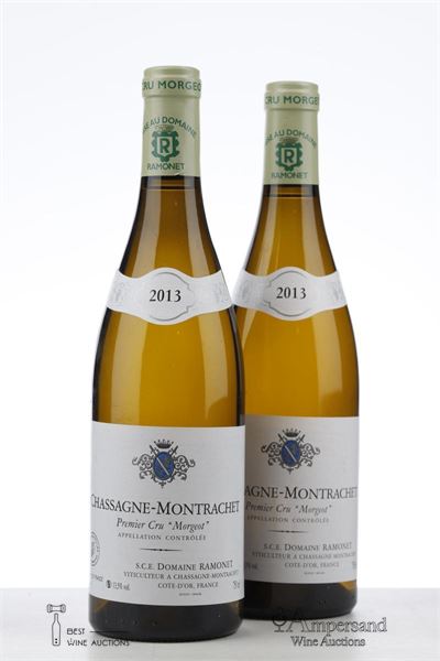 CHASSAGNE MONTRACHET BLANC MORGEOT 2013 - Ramonet - 2 Bottles