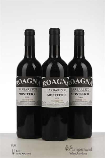 BARBARESCO MONTEFICO VECCHIE VITI 2009 - Roagna - 3 Bottles
