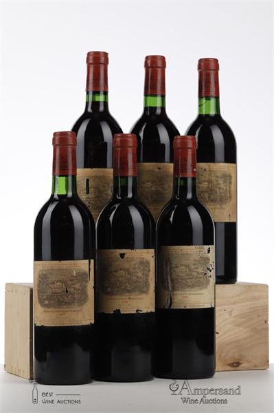 LAFITE ROTHSCHILD 1981 - Mc - 6 Bottles