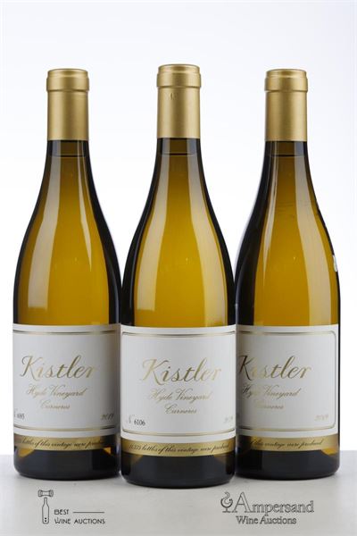 KISTLER CHARDONNAY HYDE VINEYARD 2019 - Kistler - 3 Bottles
