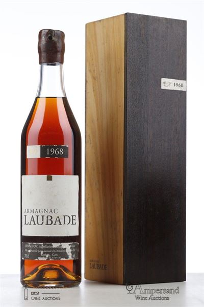 ARMAGNAC LAUBADE 1968 - Chateau de Laubade - 1 Bottle